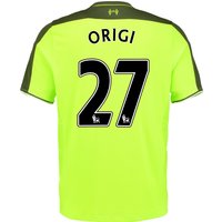 Liverpool Third Infant Kit 2016-17 With Origi 27 Printing, Green
