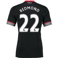 Southampton Away Shirt 2016-17 - Kids Black With Redmond 22 Printing, Black