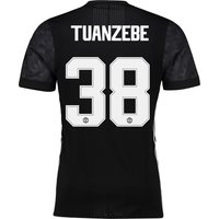 Manchester United Away Adi Zero Cup Shirt 2017-18 With Tuanzebe 38 Pri, Black