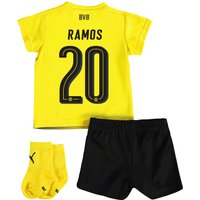 BVB Home Babykit 2017-18 With Ramos 20 Printing, Yellow/Black