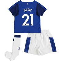 Everton Home Infant Kit 2017/18 With Bešic 21 Printing, Blue
