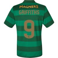 Celtic Away Elite Shirt 2017-18 With Griffiths 9 Printing, Black