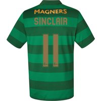 Celtic Away Shirt 2017-18 With Sinclair 11 Printing, Black
