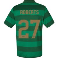 Celtic Away Shirt 2017-18 - Kids With Roberts 27 Printing, Black