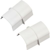 D-Line ABS Plastic White Connectors (W)40mm Pieces Of 2