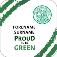 Celtic Personalised Proud To Be Coaster Single, N/A