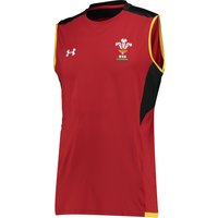 Wales Rugby Training Vest 15/16 Red, Red