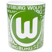 VfL Wolfsburg Logo Word Mug, N/A
