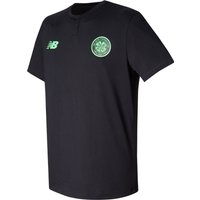 Celtic Elite Media Cotton T-Shirt - Black, Black