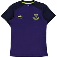 Everton Training CVC Tee - Junior - Parachute Purple/Evening Blue, Blue