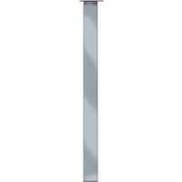 Rothley (H)710mm Chrome-Plated Chrome Square Designer Leg