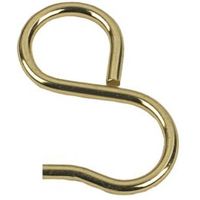 Rothley Brass-Plated Steel Sliding Hook Pack Of 4