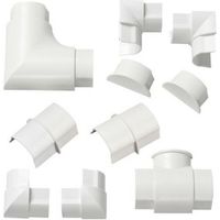 D-Line ABS Plastic White Trunking Accessories (W)40mm Pieces Of 10