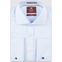 M&S Collection Luxury 2in Longer Pure Cotton Regular Fit Shirt