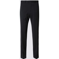 M&S Collection Charcoal Regular Fit Trousers