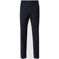 M&S Collection Indigo Regular Fit Trousers