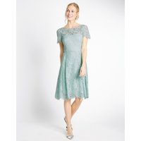 M&S Collection Cotton Blend Lace Swing Dress