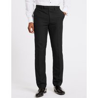 M&S Collection Black Slim Fit Dinner Trousers