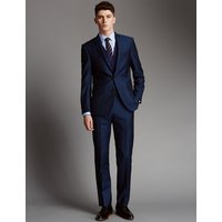 Autograph Blue Tailored Fit Wool Jacket