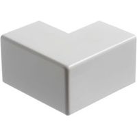 MK ABS Plastic White Internal Angle Joint (W)50mm
