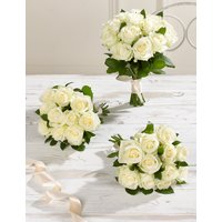 Creamy-white Luxury Rose Wedding Flowers - Collection 1