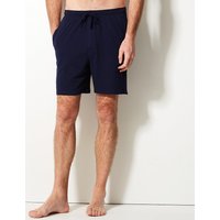 M&S Collection 2 Pack Pure Cotton Stay Soft Pyjama Shorts