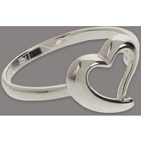Autograph Sterling Silver Heart Ring