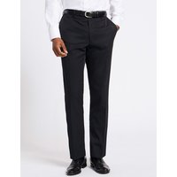 M&S Collection Navy Tailored Fit Trousers