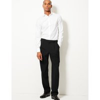 M&S Collection Regular Fit Twin Pleated Trousers