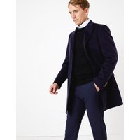 M&S Collection Pure Cashmere Ripple Coat