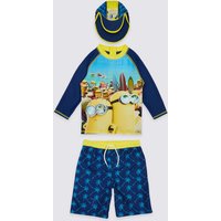 3 Piece Despicable Me Minions Swimsuit (3-8 Years)