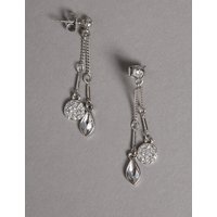 Autograph Double Drop Earrings MADE WITH SWAROVSKI ELEMENTS