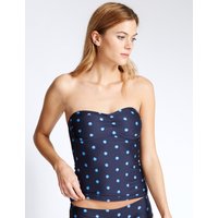 M&S Collection Spotted Tankini Top