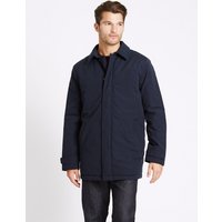 M&S Collection Collared Neck Mac With Stormwear