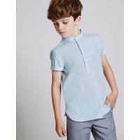 Autograph Pure Cotton Popover Shirt (3-14 Years)