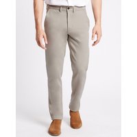 M&S Collection Slim Fit Cotton Rich Chinos With Stretch