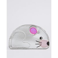 Kids' Faux Leather Mouse Cross Body Bag