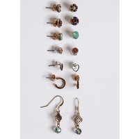 M&S Collection Earth Multi Stud Earrings Set