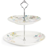 Spring Blooms 2 Tier Cake Stand
