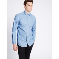 Limited Edition Pure Cotton Tailored Fit Textured Shirt