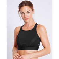 M&S Collection Extra High Impact High Neck Sports Bra A-G
