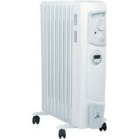 Dimplex Electric 2000W White Oil Filled Radiator With Timer