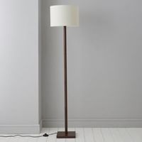 Caen Wood Effect Floor Lamp