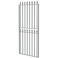 Blooma Steel Spear Top Wide Gate (H)1800mm (W)810mm