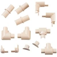 D-Line ABS Plastic Magnolia Trunking Accessories (W)16mm Pieces Of 13