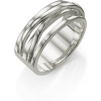 Silver Criss­Cross Ring
