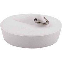 Select Hardware Rubber Sink/Bath Plug - White
