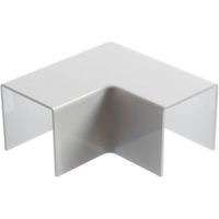 MK ABS Plastic White Flat Angle Joint (W)50mm