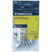 Rawlplug Self Drill Plasterboard Fixing (L)27.6mm (Dia)11.5mm Pack Of 10