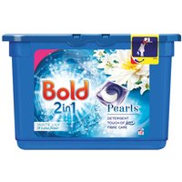 Bold 2-in-1 Pearls - White Lily And Lotus Flower, 18 Pack